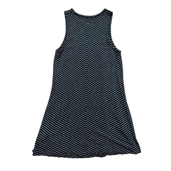 Madewell High Point Tank Dress Women’s Size XL Chevron Stripe Sleeveless G6473 - Picture 5 of 10